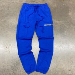 Essentials Fear of God TMC Jogger Pants Y2K Streetwear Relaxed Fit Men's L Blue